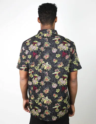 Miniatura 3 de STAR WARS Boba Fett - Camisa floral con botones para hombre