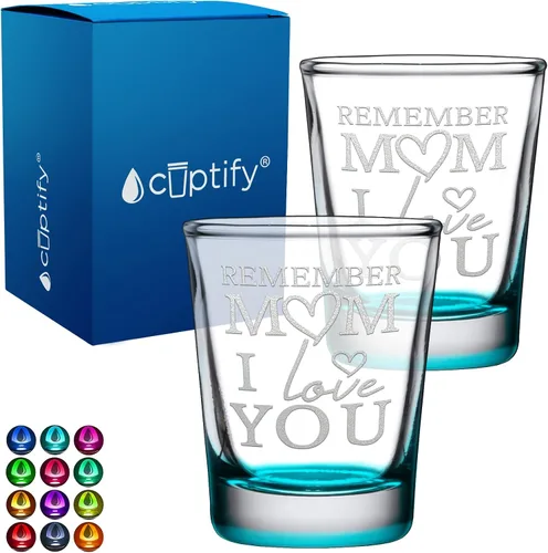 Miniatura 96 de Cuptify Regalos para baby shower, para la nueva mamá, EST 2023, 2 onzas, con fondo negro, juego de 2 vasos grabados para fiesta, regalo