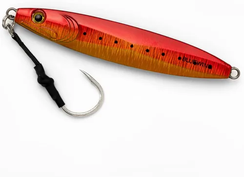 Miniatura 33 de BLUEWING Señuelos de pesca para agua salada de paso lento, plantillas verticales de 2.82 oz-35.27 oz cebo de hundimiento de peces con gancho