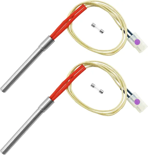 Paquete de 2 encendedores de repuesto para barras calientes Traeger, Pit Boss, Camp Chef y Z Grills, Oklahoma Joe's – Elemento calefactor resistente