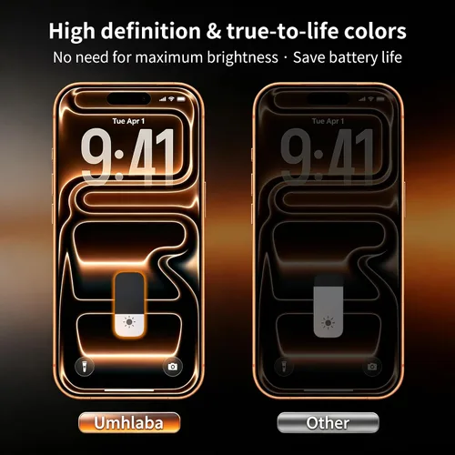 Miniatura 5 de Paquete de 4 protectores de pantalla de privacidad para iPhone 16 Pro Max de 6.9 pulgadas, vidrio templado para iPhone 16 ProMax, marco de luz