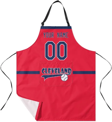 Miniatura 13 de ANTKING Custom Apron with Pocket Custom Any Name and Any Number Gifts for Dad Men Fans