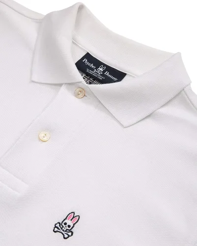 Miniatura 4 de Psycho Bunny Polo de piqué de manga corta para hombre Negro