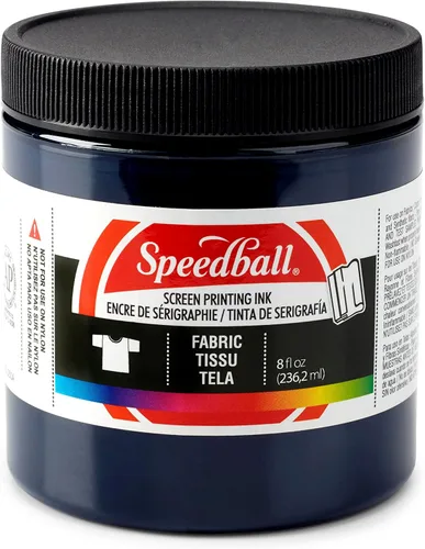 Miniatura 30 de Speedball Tinta de impresión de pantalla de tela, 8 onzas, color negro para impresión de camisetas y serigrafía