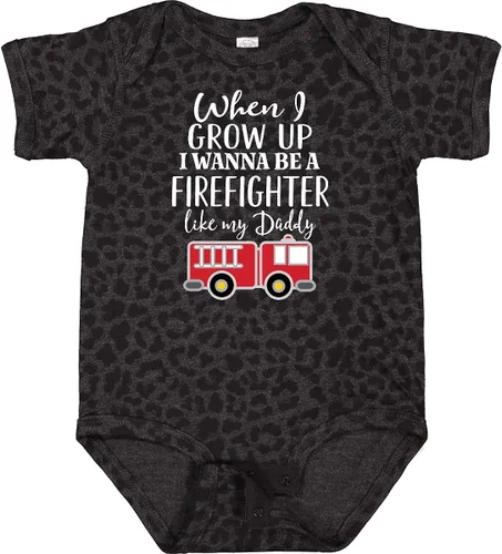 Miniatura 8 de inktastic Body de bebé Future Firefighter Like Daddy