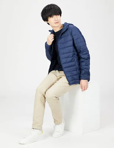 Miniatura 6 de Tienda Essentials Men's Lightweight Water-Resistant Packable Hooded Puffer Jacket