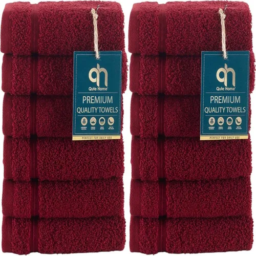 Miniatura 29 de Juego de 4 toallas de baño, 100% algodón turco prémium, toallas turcas de alta calidad para baño, de secado rápido, suaves y absorbentes, incluye 4