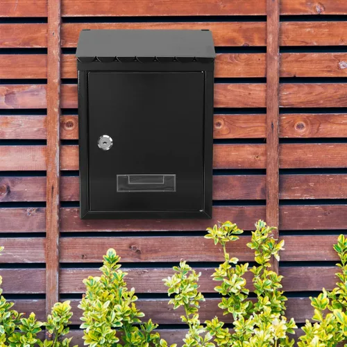 Miniatura 4 de GANAZONO Buzón de pared bloqueable Buzón de correo al aire libre Buzón de letras del hierro