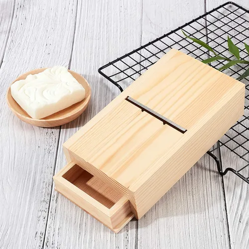 Miniatura 6 de PH PandaHall Caja de cajón de jabón de madera, biseladora de jabón, herramienta de afeitar para recortar jabones y velas hechas a mano para Navidad