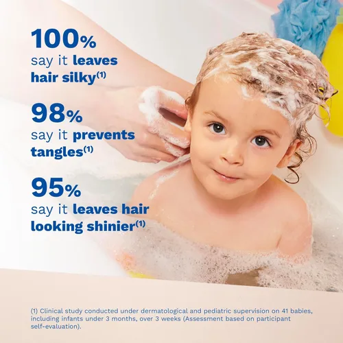 Miniatura 3 de Mustela Baby - Champú suave con aguacate natural, cuidado del cabello para niños de todas las edades y tipos de cabello, fórmula biodegradable y sin