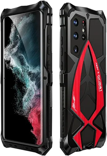 Miniatura 10 de Funda Samsung Galaxy S22 Ultra 5G de protección de grado militar de 360 grados, a prueba de golpes, inastillable, metal y silicona integrados, Nior