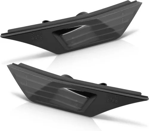 Gempro Carcasas de luces de posición lateral de reemplazo para Honda Civic 2016-2021 Gen Civic Coupe Sedan Hatchback, cubiertas de luz frontal de