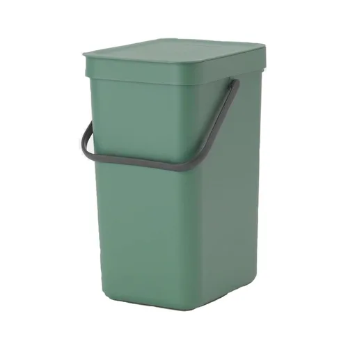 Miniatura 11 de Brabantia Sort & Go Cubo de Reciclaje 3.2 Galones (Verde Jade) Cubo de Basura de Plástico Eficiente en Espacio con Asa, Tapa Removible y Que