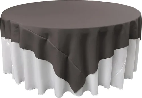 Miniatura 10 de LA Linen. Mantel cuadrado de popelina de poliéster