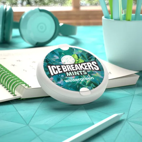 Miniatura 6 de ICE BREAKERS - Mentas para el aliento sin azúcar, sabor gaulteria, latas de 1.5 onzas (8 unidades)