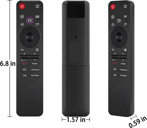 Miniatura 8 de Reemplazo para LG MR25GA Magic Remote – Control remoto de voz universal para televisores inteligentes LG OLED QNED UHD LED