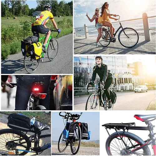 Miniatura 3 de Acomfort portaequipajes para bicicletas capacidad 110 libras, ajustable, accesorios para bicicleta
