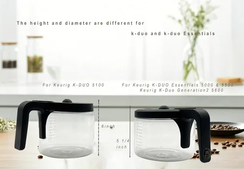 Miniatura 5 de Repuesto de cafetera de 12 tazas compatible con Keurig K-Duo Coffee Machin 5100, no compatible con Keurig Essentials y todas las cafeteras G2 K duo
