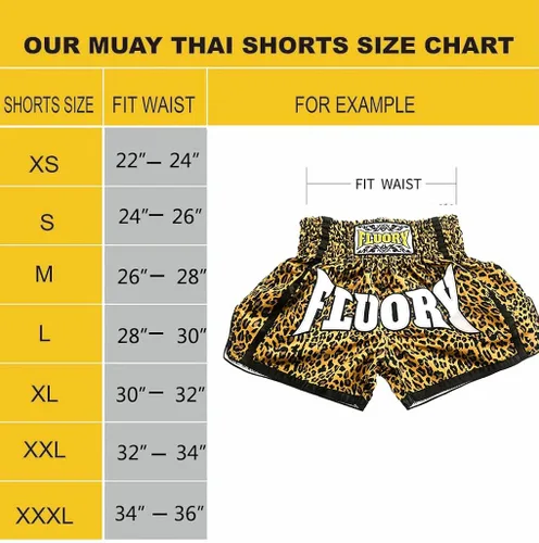 Miniatura 4 de FLUORY Tamaño de los pantalones cortos Muay Thai XS, S, M, L, XL, 2XL, 3XL, 4XL, pantalones cortos de boxeo para hombresmujeresniños con muchos