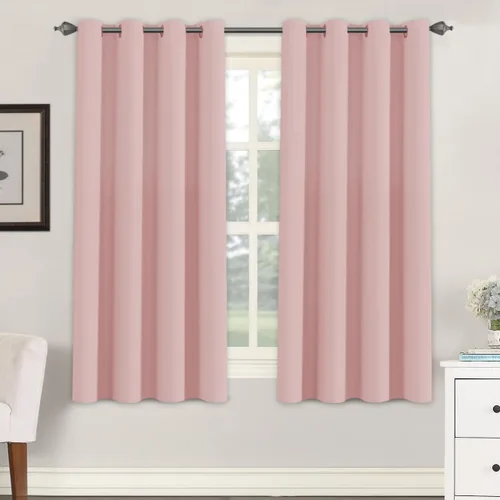 Miniatura 77 de H.VERSAILTEX - Cortinas blackout con aislamiento térmico y ojales en la parte superior, para patios, puertas correderas y división de habitaciones