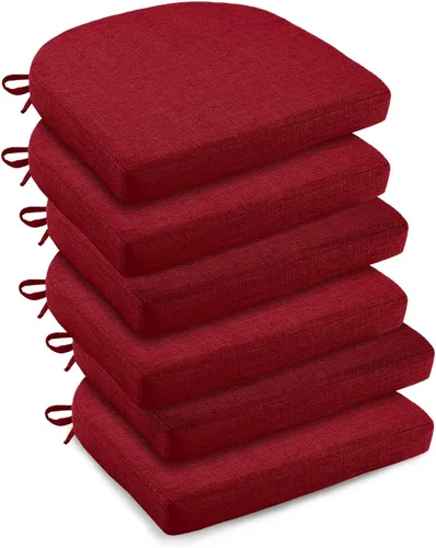 Miniatura 8 de downluxe Cojines para sillas de interior para sillas de comedor, almohadillas de espuma texturizadas suaves y cómodas para sillas de cocina