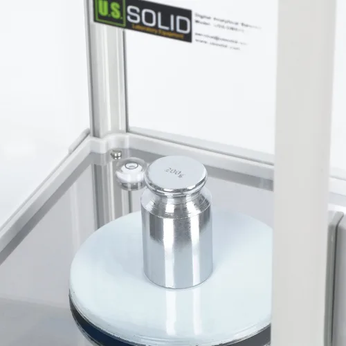 Miniatura 8 de U.S. Solid balanza de precisión digital analítica, para laboratorio, 0.001 g, 1 mg, 100 g