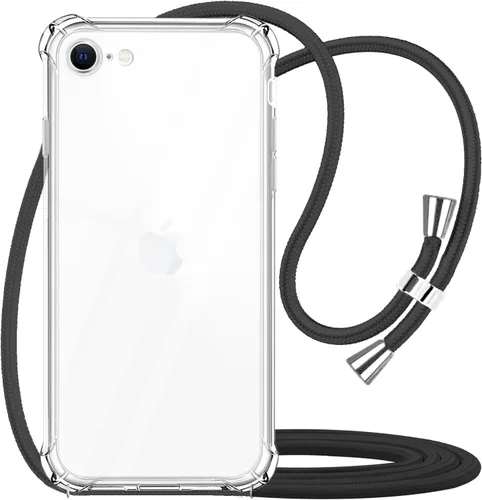 Miniatura 22 de para Google Pixel 6a Funda con Correa Ajustable para Cuello, Hombro y Cruzada Transparente Funda Móvil Duradera, Suave y delgada de Ajuste Perfecto