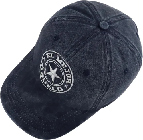 Miniatura 4 de El Mejor Abuelo - Gorra de béisbol bordada ajustable de algodón para el día del padre