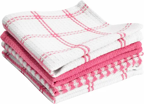 Miniatura 18 de T-Fal Paños de Cocina Premium con Textura de Waffle: Altamente Absorbentes, Súper Suaves y Duraderos - 100% Algodón, 12"x13" Toalla Plana con Brisa