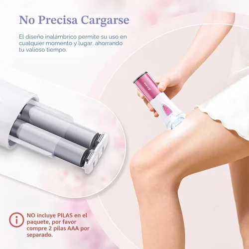 Miniatura 4 de Mini depiladora, depiladora facial para mujeres, depiladora de deslizamiento suave de cuerpo completo, afeitadora eléctrica portátil para cara