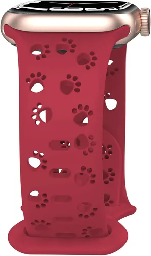 Miniatura 13 de Correa de silicona compatible con Apple Watch Band de 1.496 in, 1.575 in, 1.614 in, 1.654 in, 1.732 in, 1.772 in, 1.772 in, 1.772 in, 1.772 in, Humo