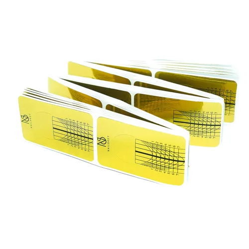 Miniatura 5 de Formas de Uñas para Constructor de Gel - 100 Piezas Calcomanías Autoadhesivas de Extensión de Uñas para Acrílico, UV y Poly Gel con Guía