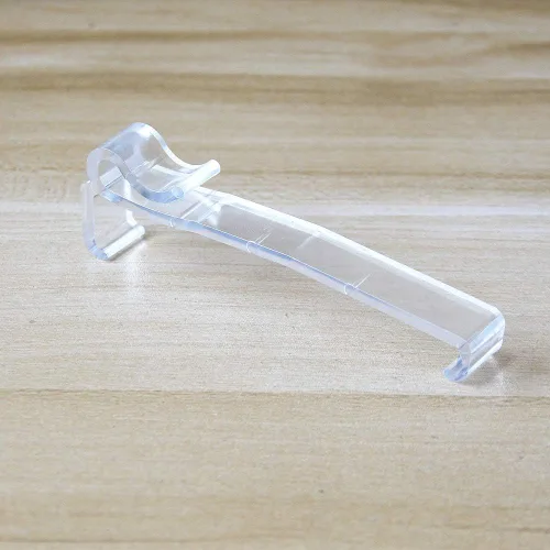 Miniatura 5 de Clips para cenefa, 6 unidades, 3-1/4 pulgadas, clip oculto, plástico transparente para persianas horizontales, soporte de retención de cenefa
