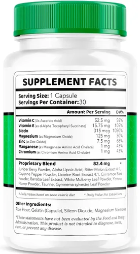 Miniatura 7 de Celsium Glyco Optimizer Capsules, Celsius Glyco, Celsius Glyco Optimizer Opiniones, Celsium Advanced Formula 30 Cápsulas durante 1 mes