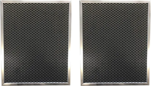 Filtro de carbón de repuesto compatible con los modelos de purificador de aire Honeywell F59A y F56A. 12-1/2 x 19-7/8 x 3/8. Paquete de 2