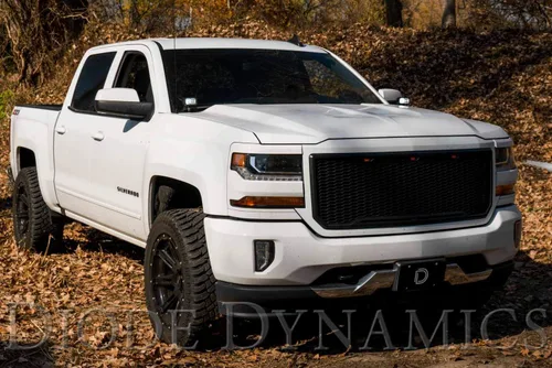Miniatura 3 de Kit de luz de cuneta retroiluminada Diode Dynamics Serie Stage compatible con Chevrolet Silverado 1500 2014-2019, C2 1.0 Sport Combo Amarillo