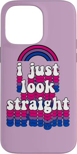 Miniatura 21 de I Just Look Straight Bisexual Rainbow Bisexual Pride Flag Case for iPhone 17