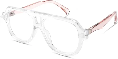 Miniatura 11 de FEISEDY Gafas de aviador con montura para mujeres y hombres, con bloqueo de luz azul, antideslumbrantes, B0039