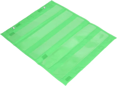Miniatura 3 de Tabla magnética de bolsillo, 5 filas de bolsillos transparentes, organizador de horarios para profesores, escuela en casa, aula, educación