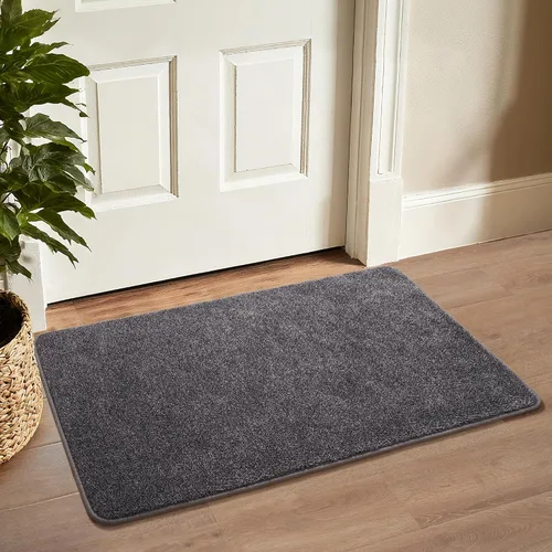 Miniatura 30 de Keeko Alfombras de área de 4 x 6 pies para sala de estar, alfombra suave y moderna de espuma viscoelástica para dormitorio, alfombra