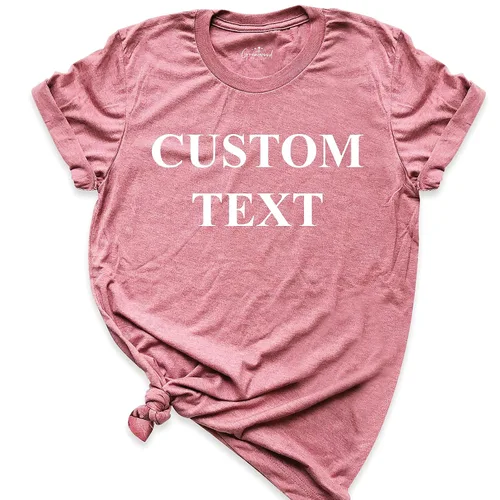 Miniatura 2 de Customized Tshirt Your Own Personalized Text Unisex T-Shirt Ultra Soft for Men Women Cotton T Shirt