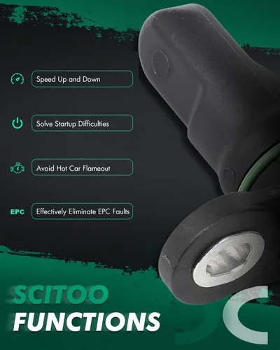 Miniatura 6 de SCITOO Sensor de posición del árbol de levas apto para Chrysler para 300 2005-2010, para Chrysler para Concorde 1998-2004 4609089AC 4609089AD