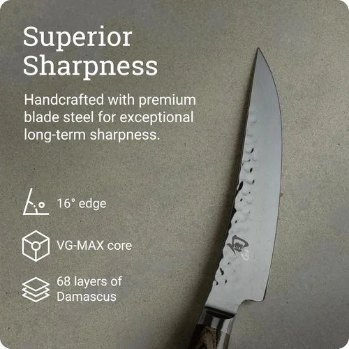 Miniatura 3 de Shun Cutlery Premier - Cuchillo para deshuesar y filetear de 6 pulgadas, se desliza fácilmente a través de la carne y el pescado, auténtico, hecho a