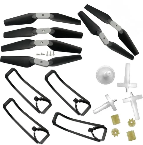 Miniatura 21 de FOLD Drone E525 LS-E525 E88 Teng1 Compatible Spare Parts Set Compatible With RC Quadcopter Including Arms Motor Propeller Landing Gear And Guards