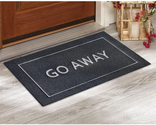 Miniatura 6 de JJUUYOU Felpudo para puerta delantera, duradero, tapete de bienvenida para interiores y exteriores, antideslizante, divertido tapete de goma