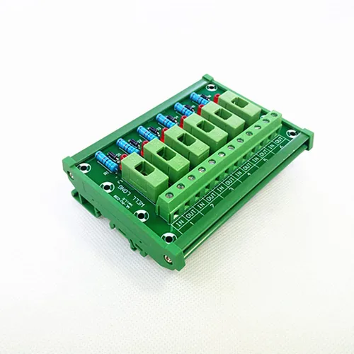 Miniatura 3 de Placa de módulo de fusible de 6 posiciones para montaje en carril DIN, portafusibles para fusible de tubo de 0.197x0.787 in (DXL).