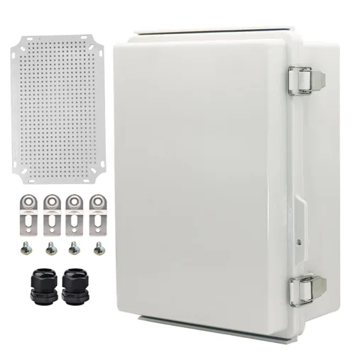 Miniatura 14 de Caja Eléctrica Impermeable para Exteriores Caja de Conexiones Resistente a la Intemperie IP67 Carcasa de Plástico ABS Caja de Proyecto