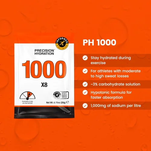 Miniatura 2 de Precision Hydration Polvo de electrolitos, sin ingredientes artificiales, paquetes de hidratación multifuerza, porciones individuales impermeables