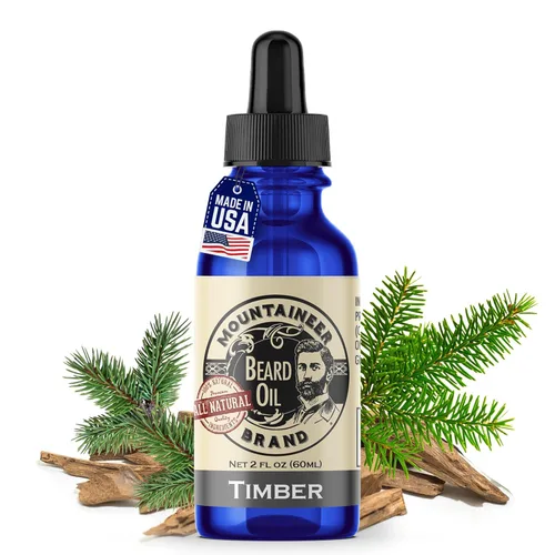 Miniatura 12 de Mountaineer Brand Aceite para barba – Sin perfume – Acondicionador y suavizante 100% natural para hombres – Hidrata e hidrata para el crecimiento