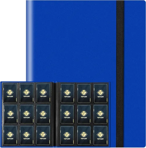 Miniatura 13 de Carpeta de tarjetas de 4 bolsillos para 160 fundas, carpeta de tarjetas Ablum para colección de tarjetas intercambiables para tarjetas deportivas